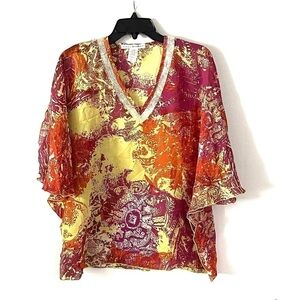 Vintage multicolored blouse
